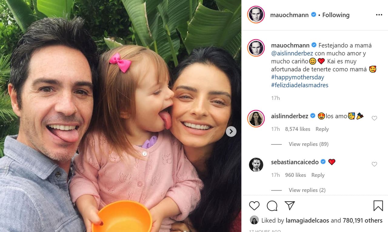 Aunque están separados como matrimonio, ambos están juntos durante esta cuarentena ante el coronavirus. "
<b><a href="https://www.instagram.com/p/CABIq1ulsGT/" target="_blank">Festejando a mamá Aislinn Derbez</a></b> con mucho amor y mucho cariño. 'Kai' es muy afortunada de tenerte como mamá", escribió. 
<br>