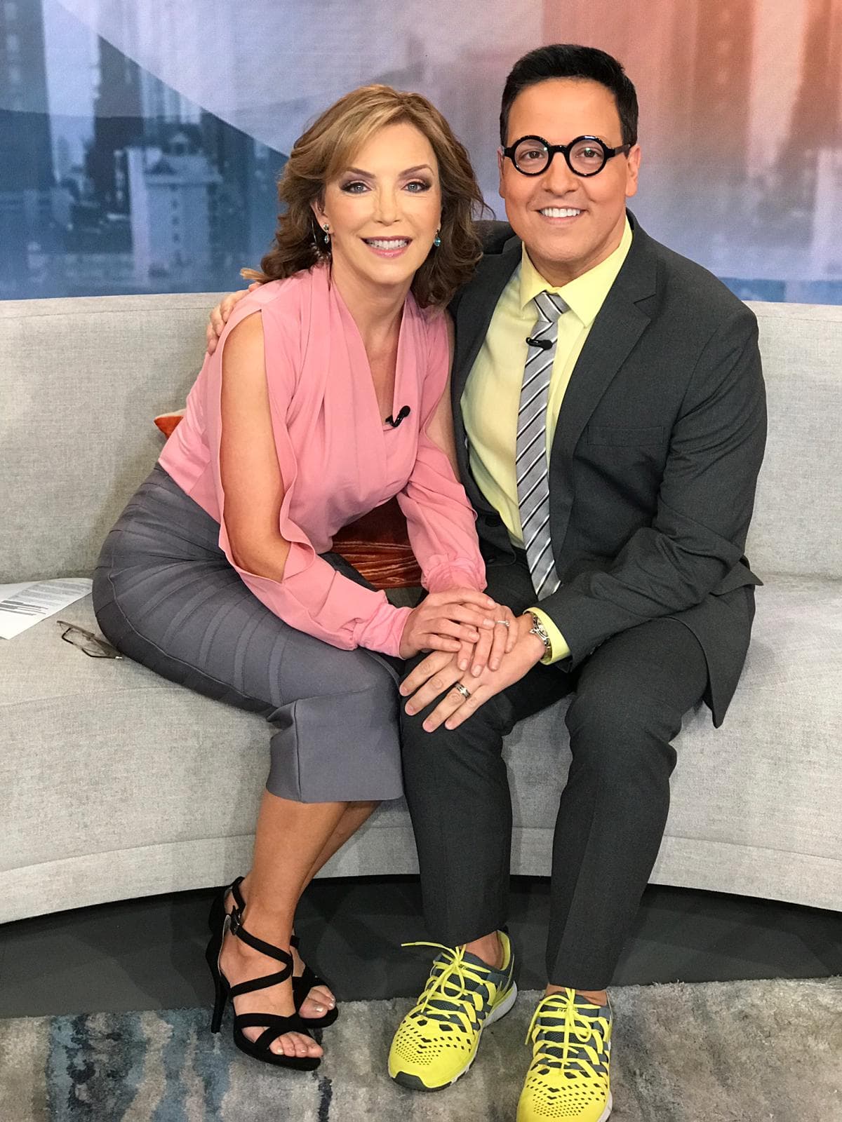 Laura Flores visitó la casa de Despierta América esta semana; su carisma, sencillez y positivismo engalanaron la mañana del show.