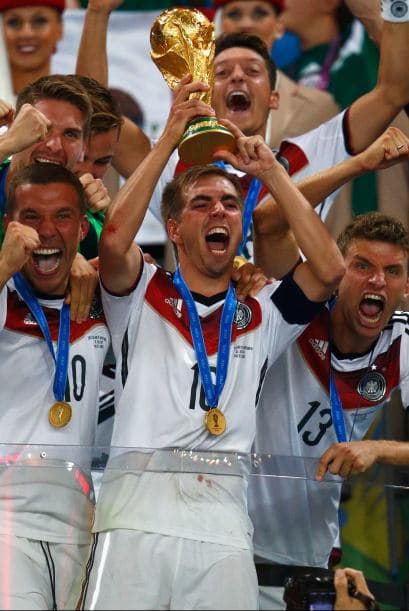 Aquí, el rostro del ganador. Alemania, campeón del mundo 2014.