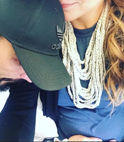 La pareja nunca se había visto más feliz y están ansiosos por la llegada del pequeño Matías.