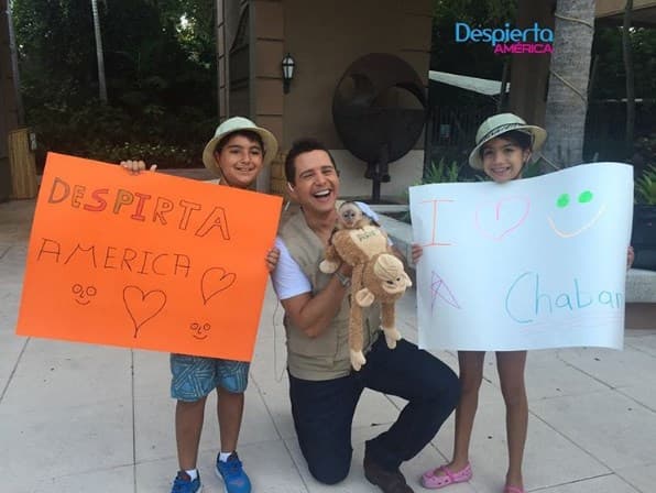 Así nos dieron la bienvenida al parque zoológico de Jungle Island.