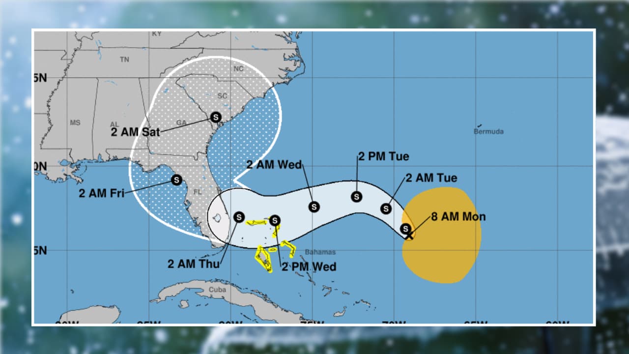 Se formó la Tormenta Subtropical Nicole en el Océano Atlántico y avanza rumbo a Florida Central