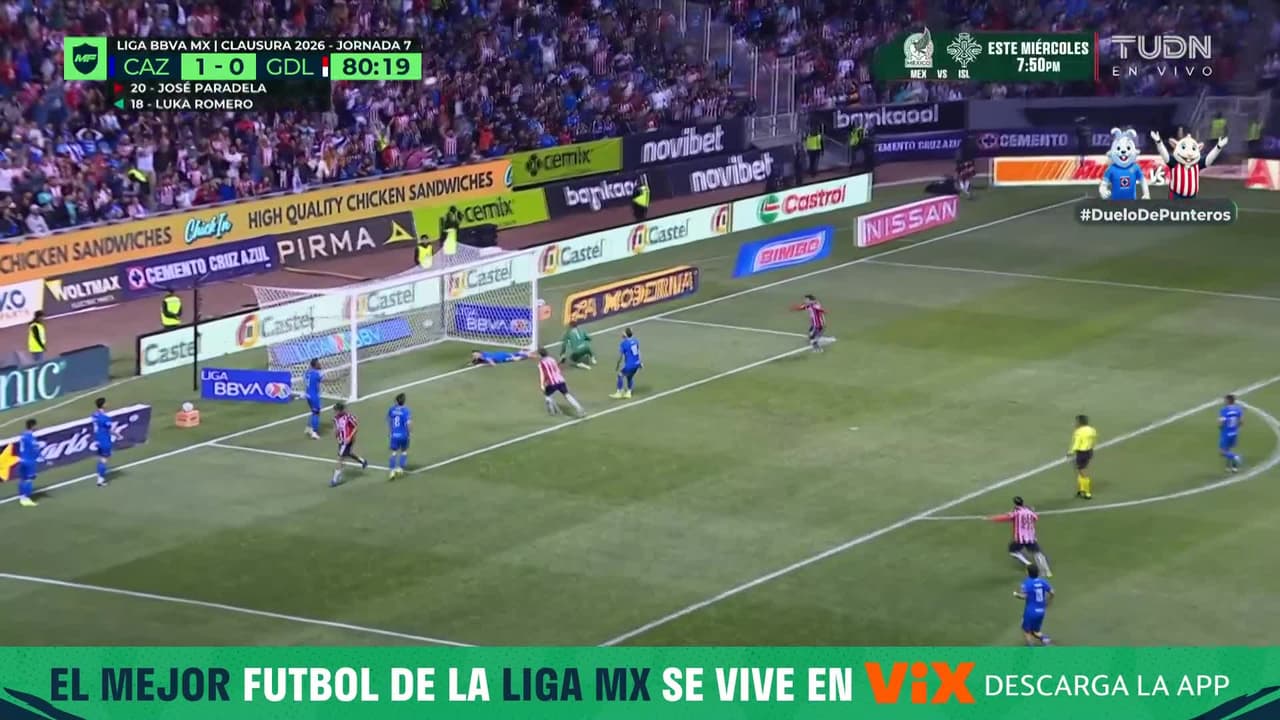 ¡Gol de Chivas! ¡Ángel Sepúlveda le aplica la 'Ley del Ex' a Cruz Azul!