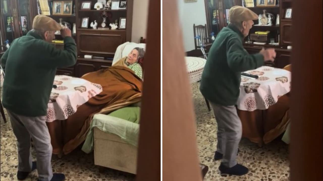 Abuelito baila a su esposa con Alzheimer para ponerla de buenas: "Y dicen que el 'para siempre' no existe"