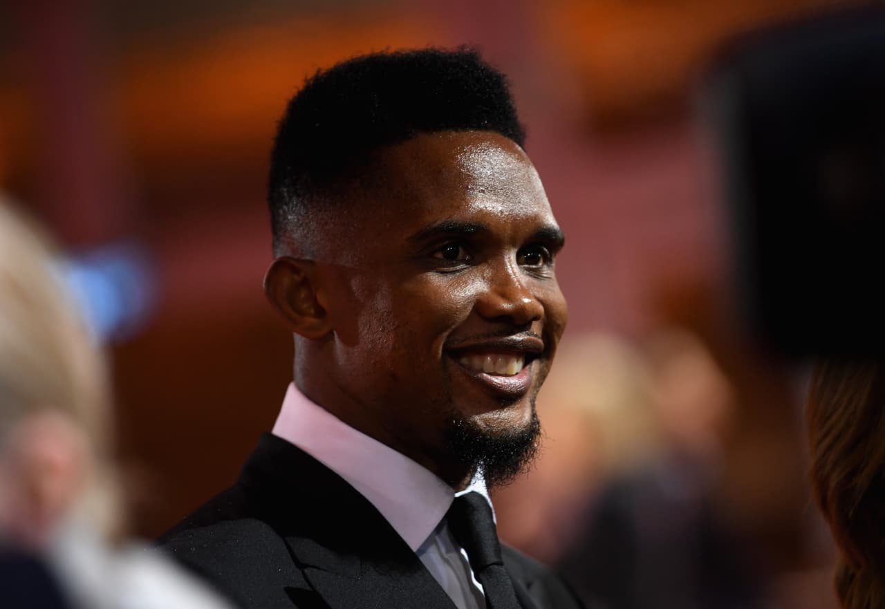 Quien también se hizo presente en el Kremlin fue el delantero camerunés Samuel Eto'o. Asiduo últimamente en los eventos de FIFA, como los pasados premios The Best.