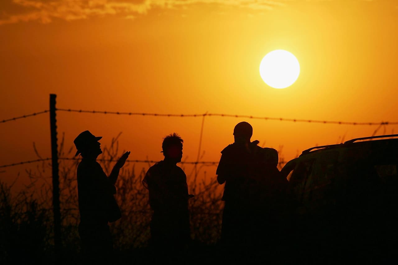 Este atardecer fue captado mientras varios voluntarios se preparaban para salir en busca de inmigrantes que quedan a la deriva en su intento por cruzar a Estados Unidos.