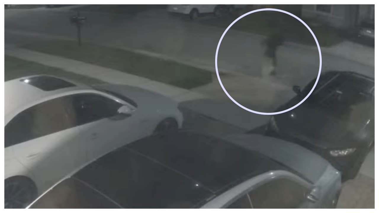 Difunden video del momento en que un hombre se lleva a su hija tras asesinar a su esposa, abuelo y vecino, según la policía