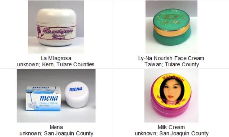 En casos anteriores, niños y bebés se intoxicaron con mercurio simplemente por tener contacto con familiares que las usaban, o simplemente por tener la crema en sus hogares.