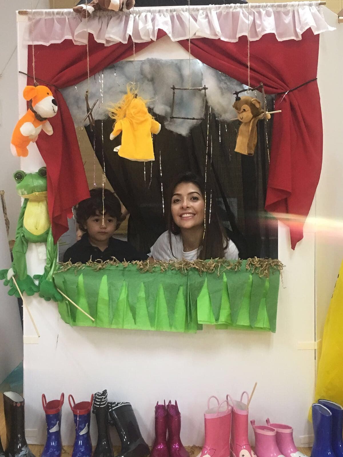 Catalina organizó esta función con mucho cariño, dedicada para su hijo y compañeritos.