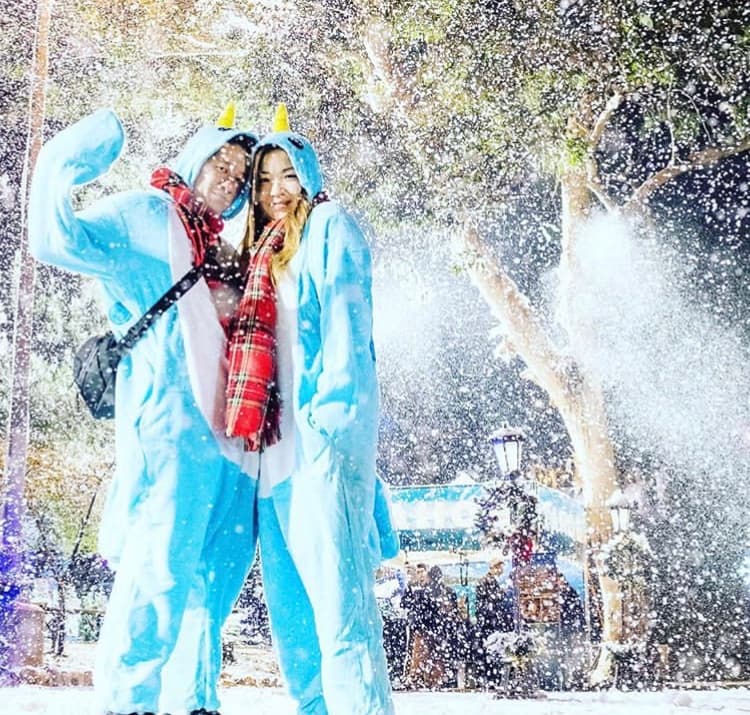 <b>Snow Day LA _</b>
<br>El evento de nieve en el área metropilitana de Los Ángeles cuenta con nieve artificial y ofrece varia actividades recreativas y tobogan desde las 6 y hasta las 10 pm los días. El acceso está sujeto a pago y te recomendamos visitar su 
<a href="https://www.snowdayla.com/" target="_blank">portal</a> para ver disponibilidad y revervas.
<br>
<br>Dirección: 2010 Stadium Way, Los Angeles, CA 90026.
<br>
