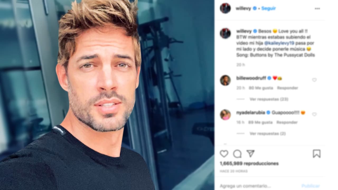 Una guiñada y 2 besitos: el video de William Levy que alcanzó más de 1 millón de vistas en menos de 24 horas