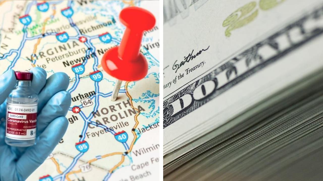 Tarjeta de $ 25 por la vacuna del covid-19: amplían incentivos en estos condados de Carolina del Norte