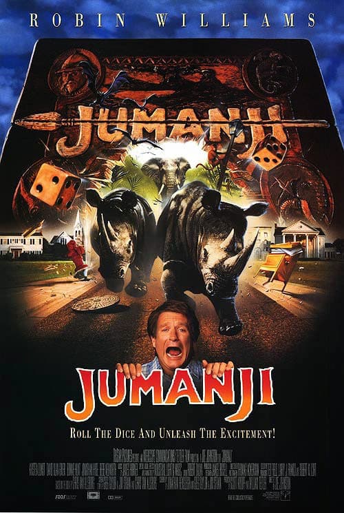 Robin William sumó un éxito más a su carrera con la historia de 'Jumanji'.
