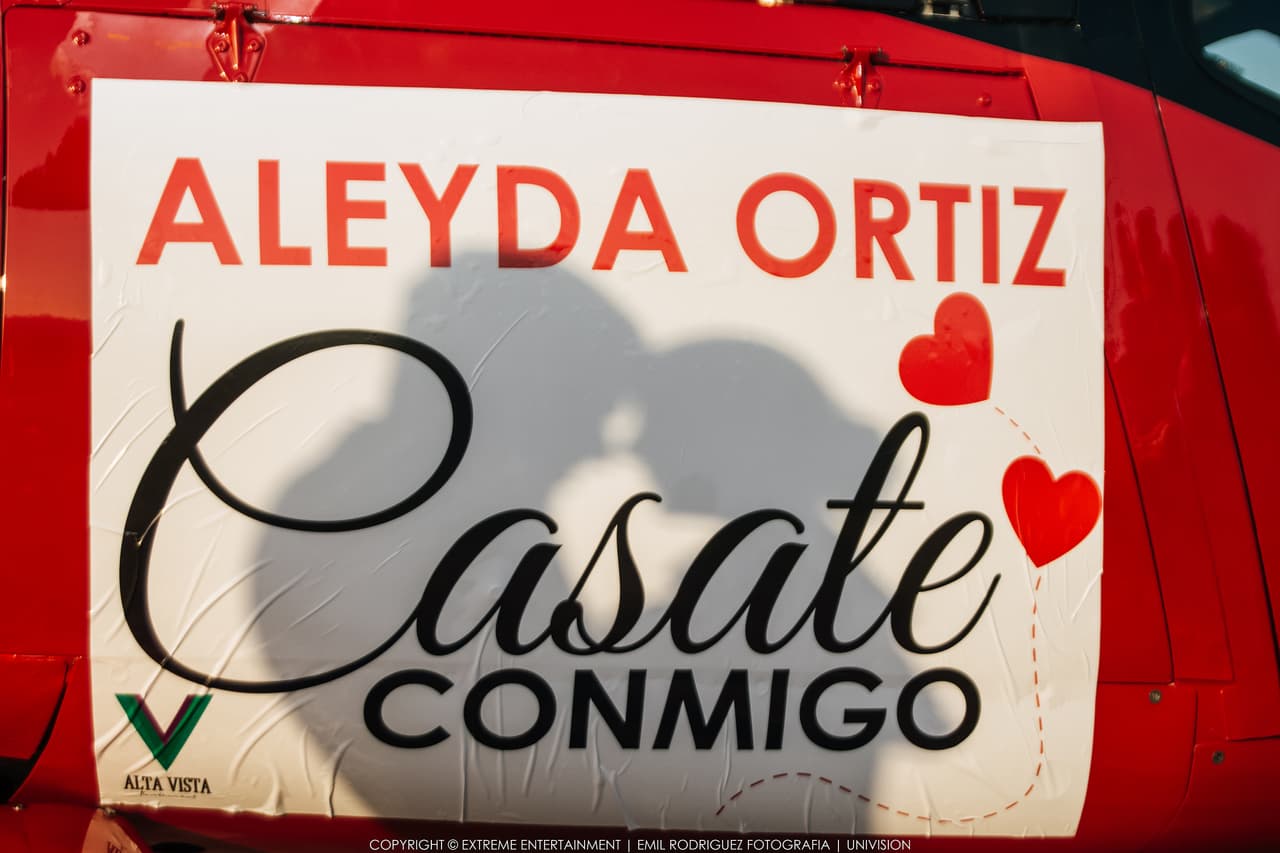 Así fue la propuesta de matrimonio a Aleyda Ortiz