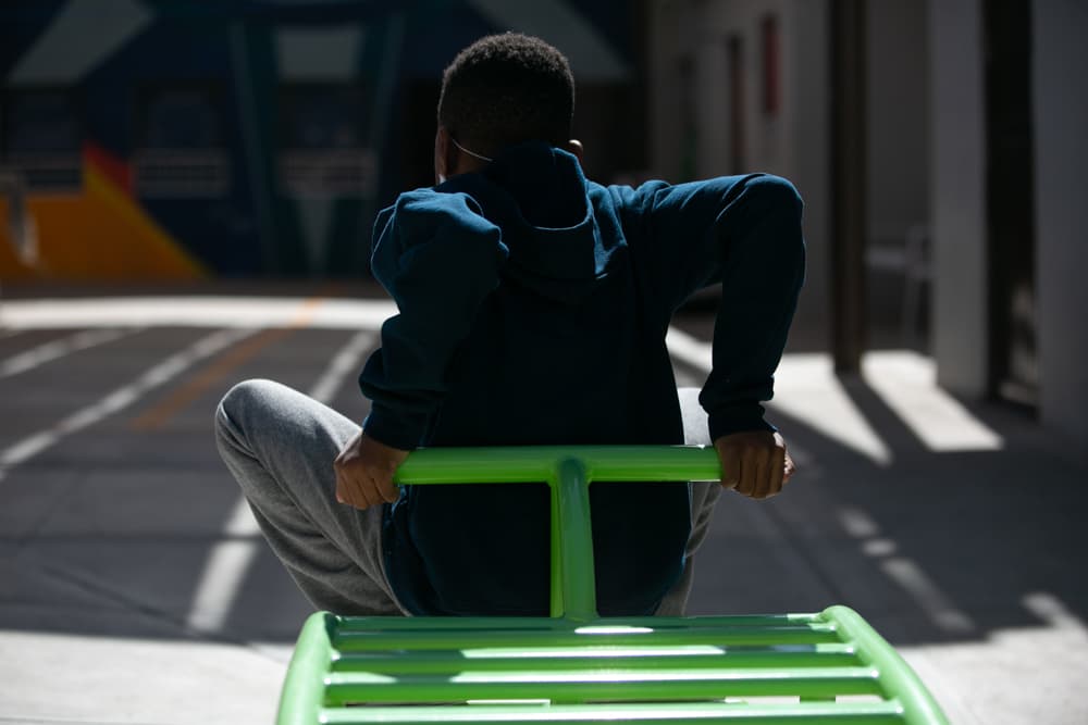 Uno de ellos es Jefferson, un hondureño de 9 años. Al hablar, parece confundido: 
<b>"No sé por qué no he ido a Estados Unidos", </b>dice. Cuenta que salió de su país escoltado por su tío, que es coyote. Quería conocer a su mamá.