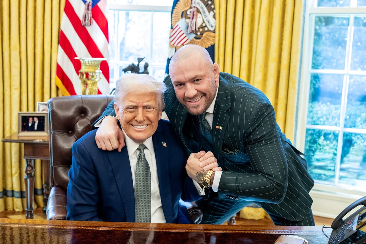 McGregor, invitado inusual de Trump a la Casa Blanca en St. Patrick's Day