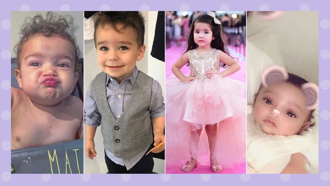 Nos derretimos de ternura cada vez que sus famosos papás comparten una foto en sus redes sociales, estos peque babies nos cautivan con su carisma y sus ocurrencias.