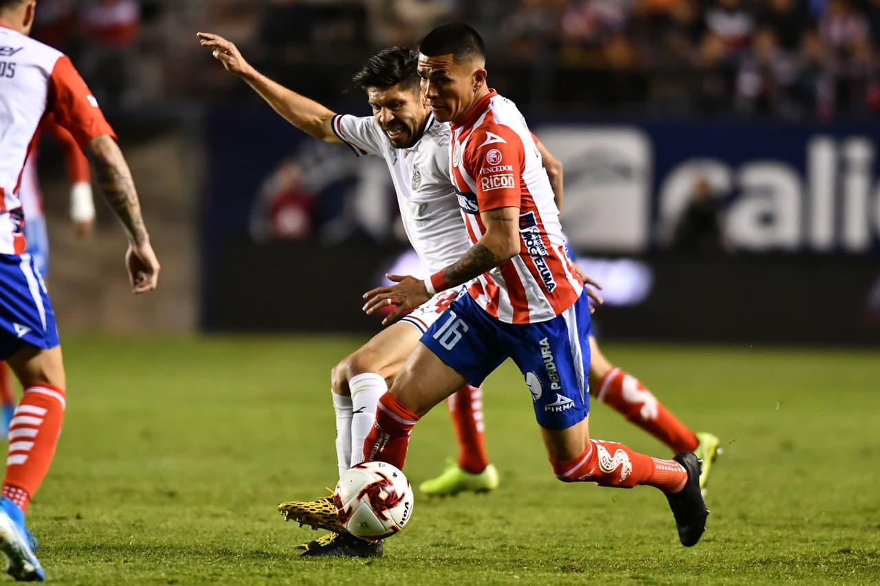 Con goles de Nicolás Ibañez y Germán Berterame por parte del Atlético san Luis y goles de Javier López y Oribe Peralta por parte del Guadalajara, Atlético san Luis y Chivas empatan en duelo con tres penales.