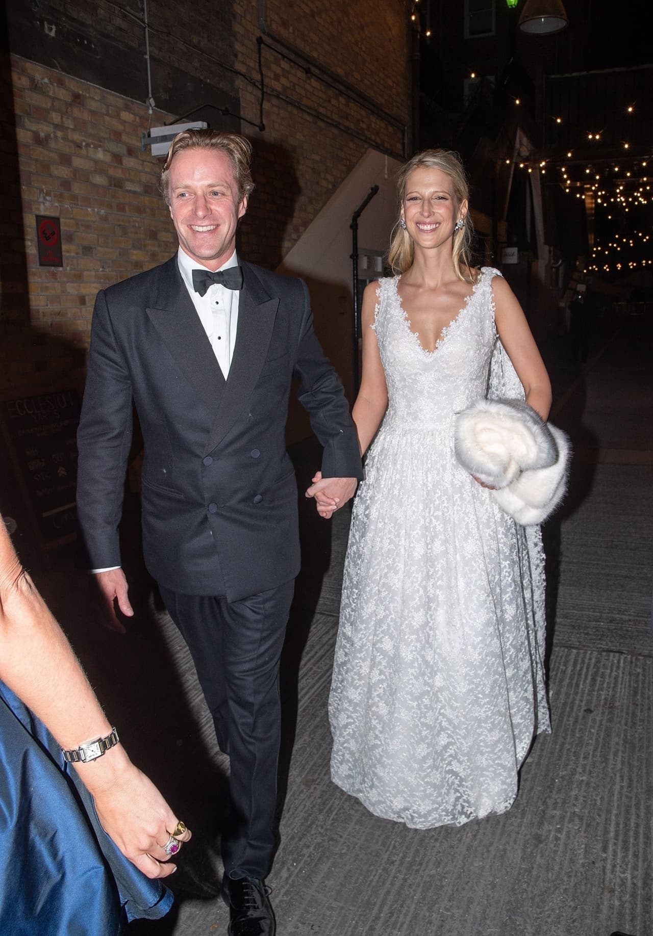 Después de la boda en Windsor, Lady Gabriella y Thomas Kingston ofrecieron una recepción en Londres.