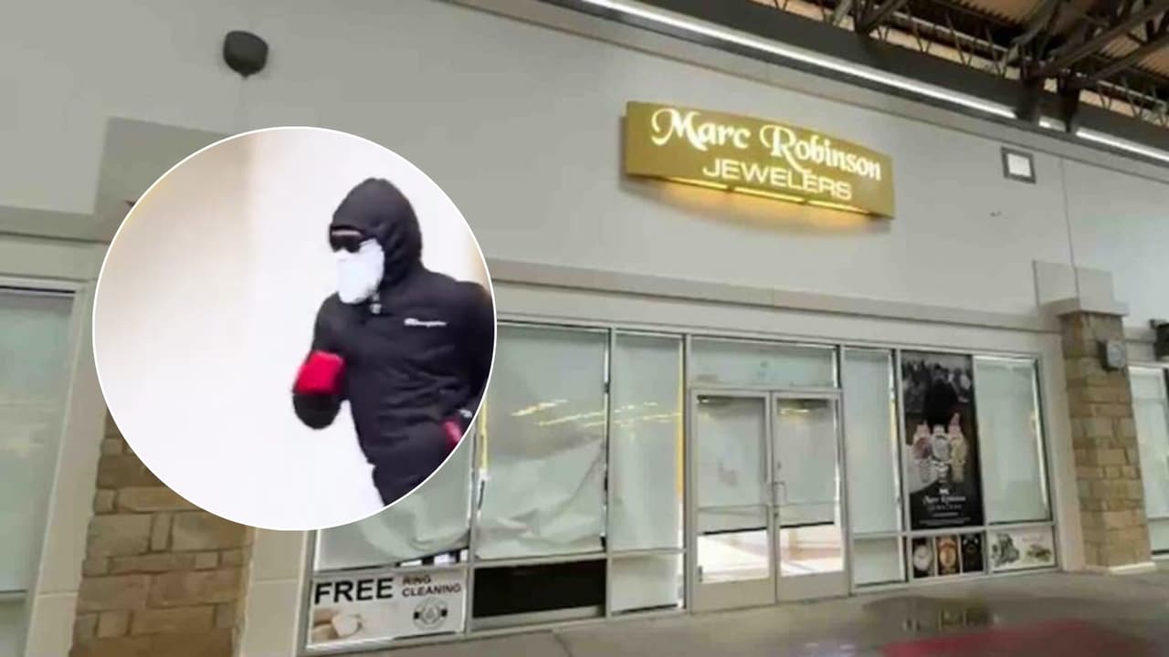 Captan en video robo a una joyería en Round Rock