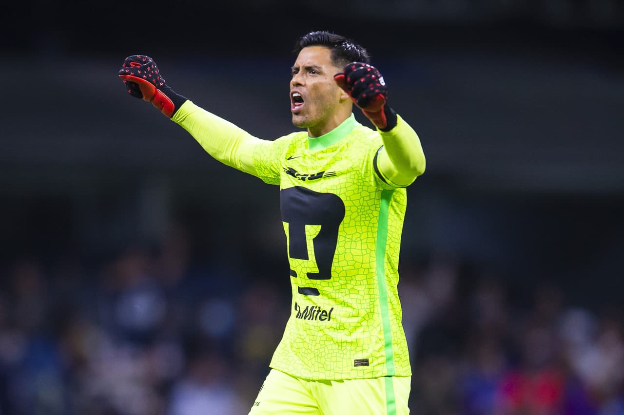 Talavera festejó con todo el gol de su escuadra.