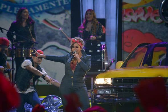 Chiquis estaba feliz de la vida.