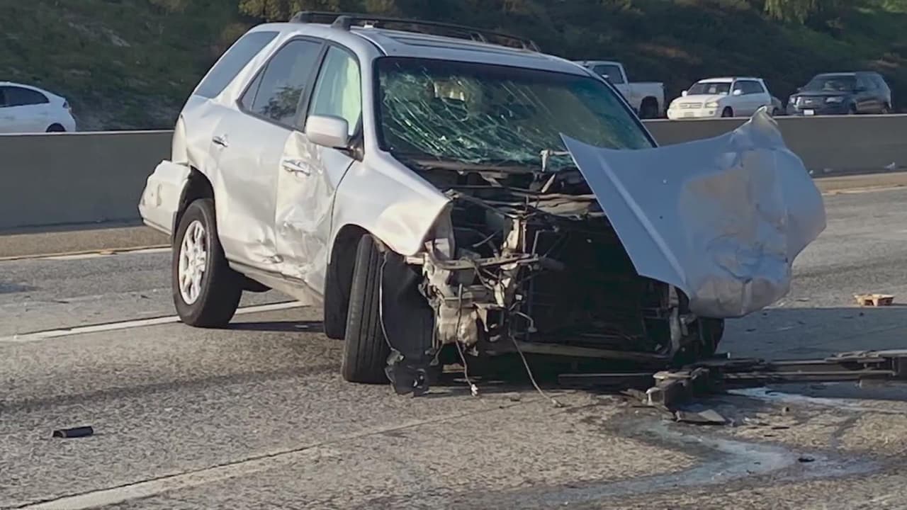 Accidente múltiple en la autopista 41 deja varios heridos en Fresno