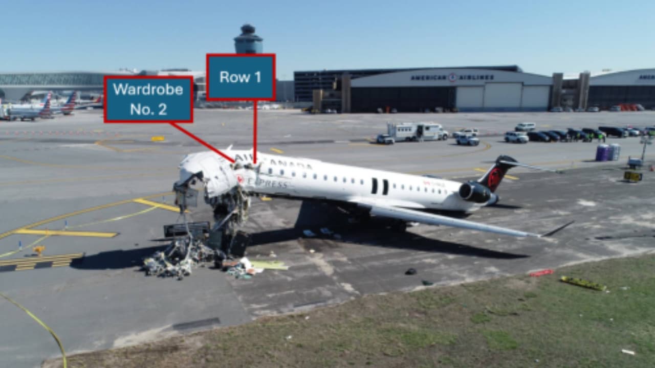 Informe de la NTSB sobreue el choque en La Guardia