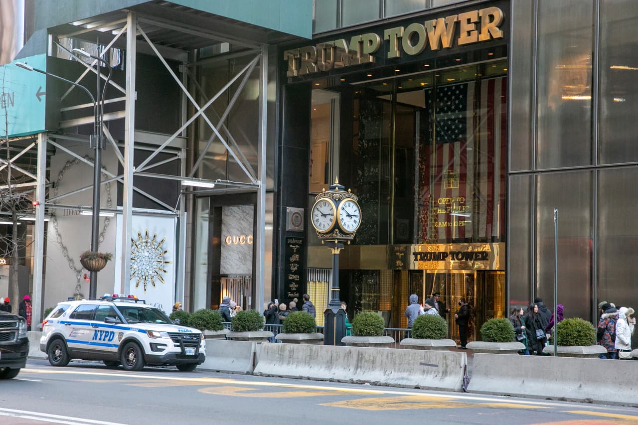 Trump Tower is visible in New York City on Feb. 20, 2022. More than three years after Manhattan prosecutors started investigating Donald Trump — after going to the Supreme Court twice to gain access to his tax records — the only criminal trial to arise from their efforts is about to begin. The Trump Organization, the holding company for Trump’s buildings, golf courses and other assets, is accused of helping some top executives avoid income taxes on compensation they got in addition to their salaries, like rent-free apartments and luxury cars. (AP Photo/Ted Shaffrey, file)