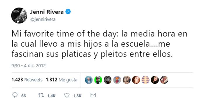 Ese mismo 4 de diciembre, también les confesó a sus seguidores que le encantaba llevar a sus hijos a la escuela.
<br>