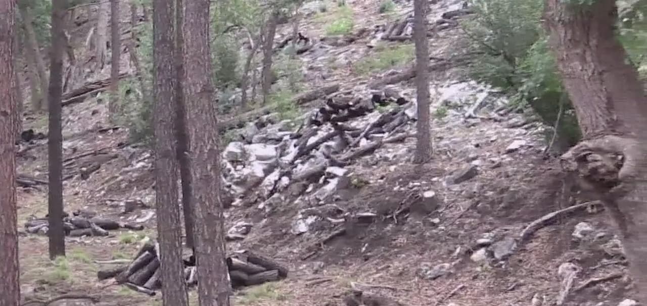 La zona afectada por las inundaciones repentinas