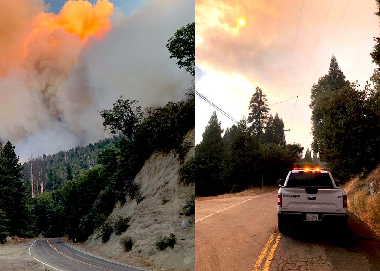 Incendio cerca del Parque Sequoia consume 90 mil acres y obliga a la evacuación de miles de personas
