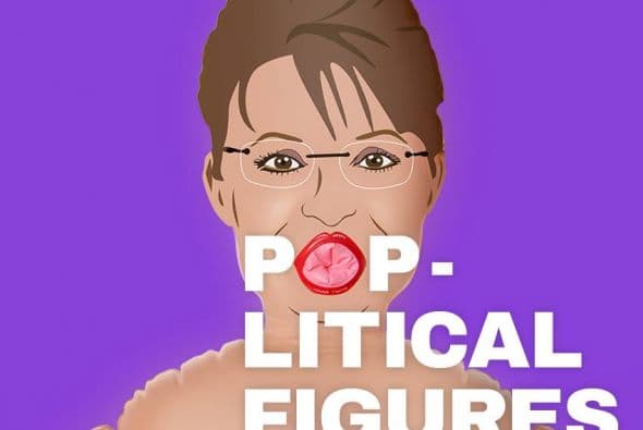 Según algunos medios de prensa, el artista ha recibido amenazas de muerte por su polémico trabajo. En la foto Sarah Palin. Cortesía de Saint Hoax.