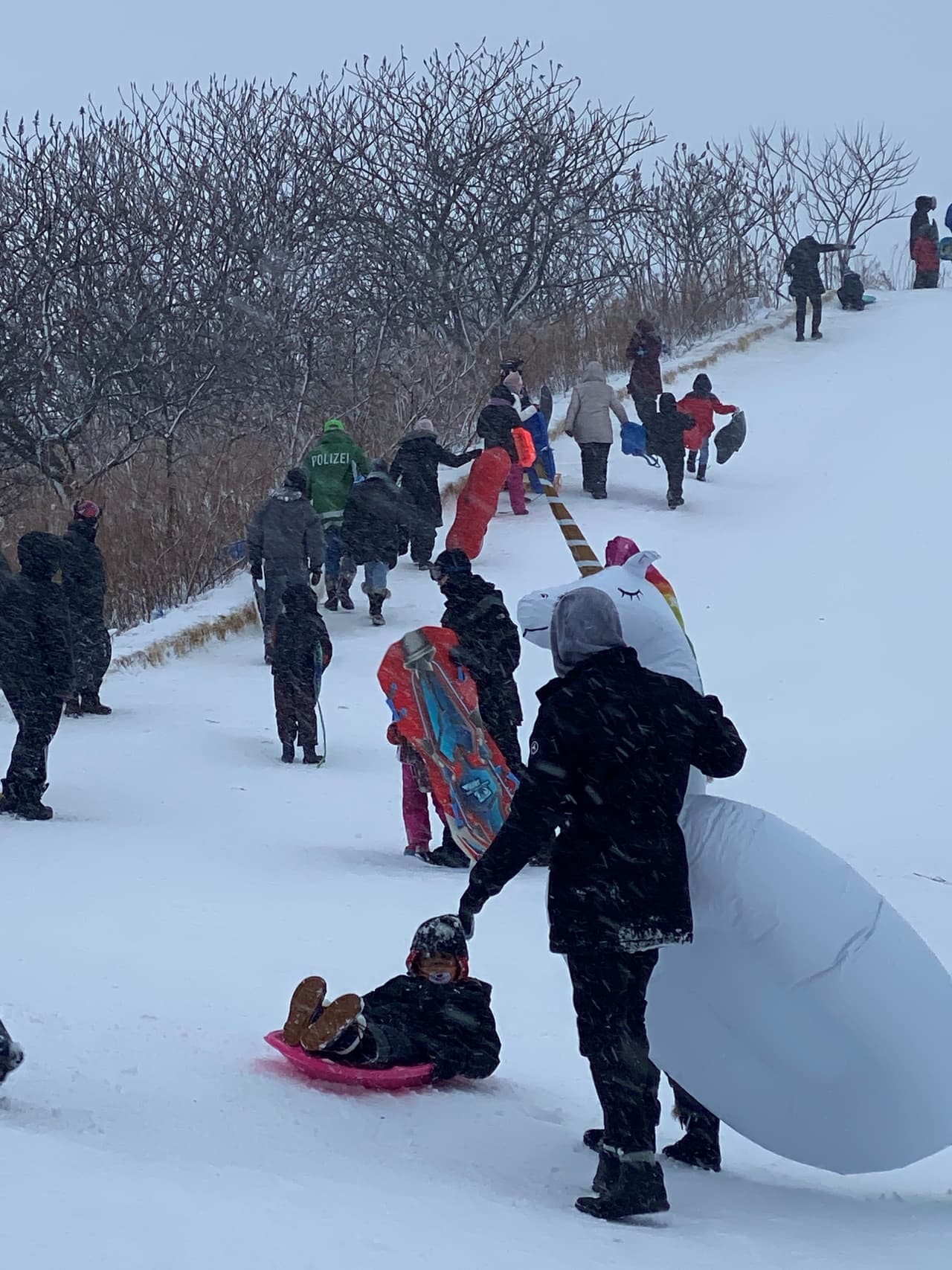 Es que no todo es malo sobre la nieve, especialmente en tiempos del coronavirus, cuando son pocas las opciones de entretenimiento de las familias.