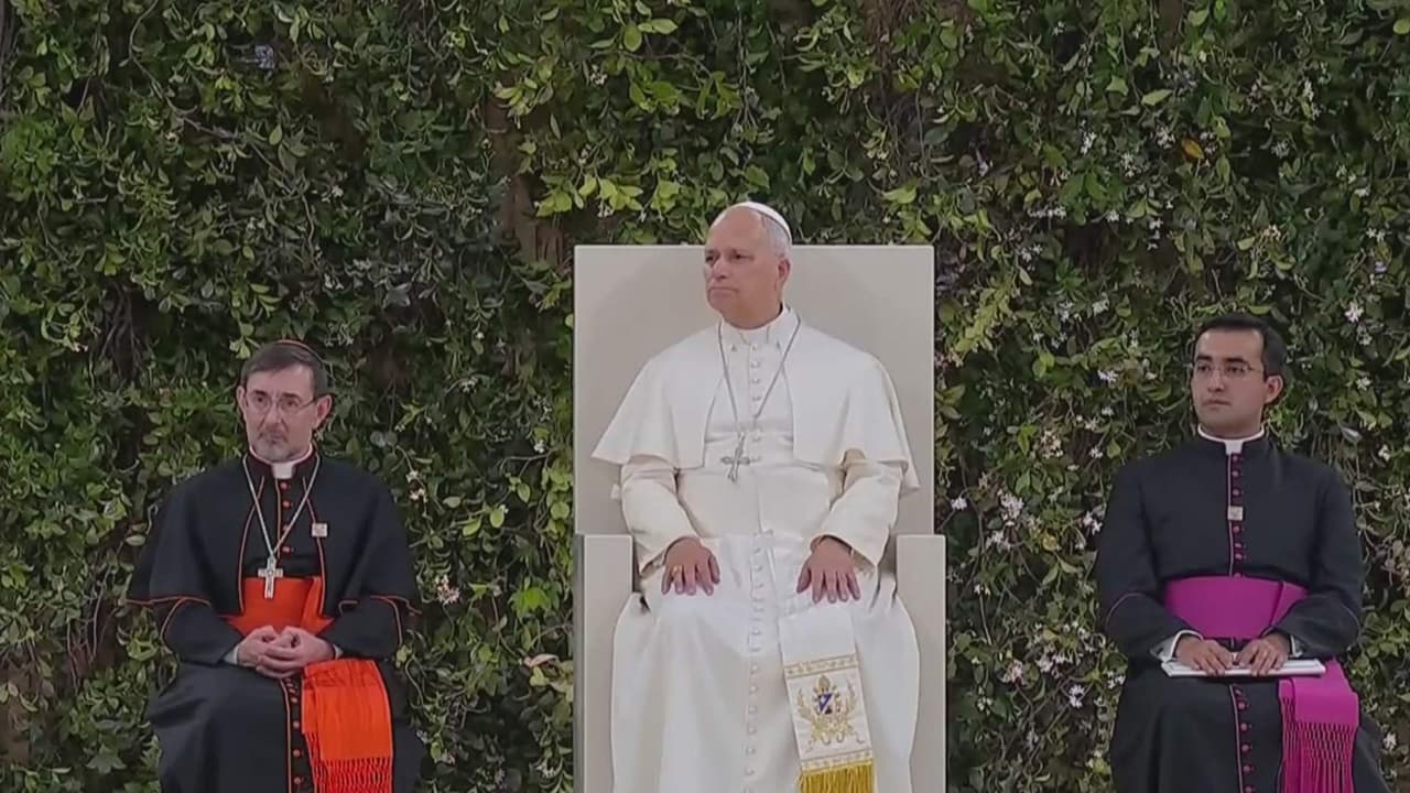 Visita del papa León XIV en España: reúne a 70.000 fieles en el Santiago Bernabéu en su jornada en Madrid