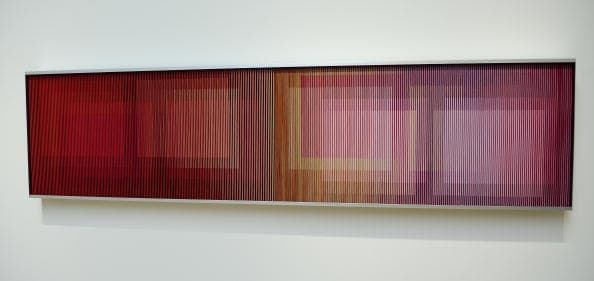 'Fisiocromía 321-A' de Carlos Cruz-Diez en una subasta de arte latinoamericano de la 
<a href="https://www.sothebys.com" target="_blank">casa Sotheby's en Nueva York </a>en 2010.