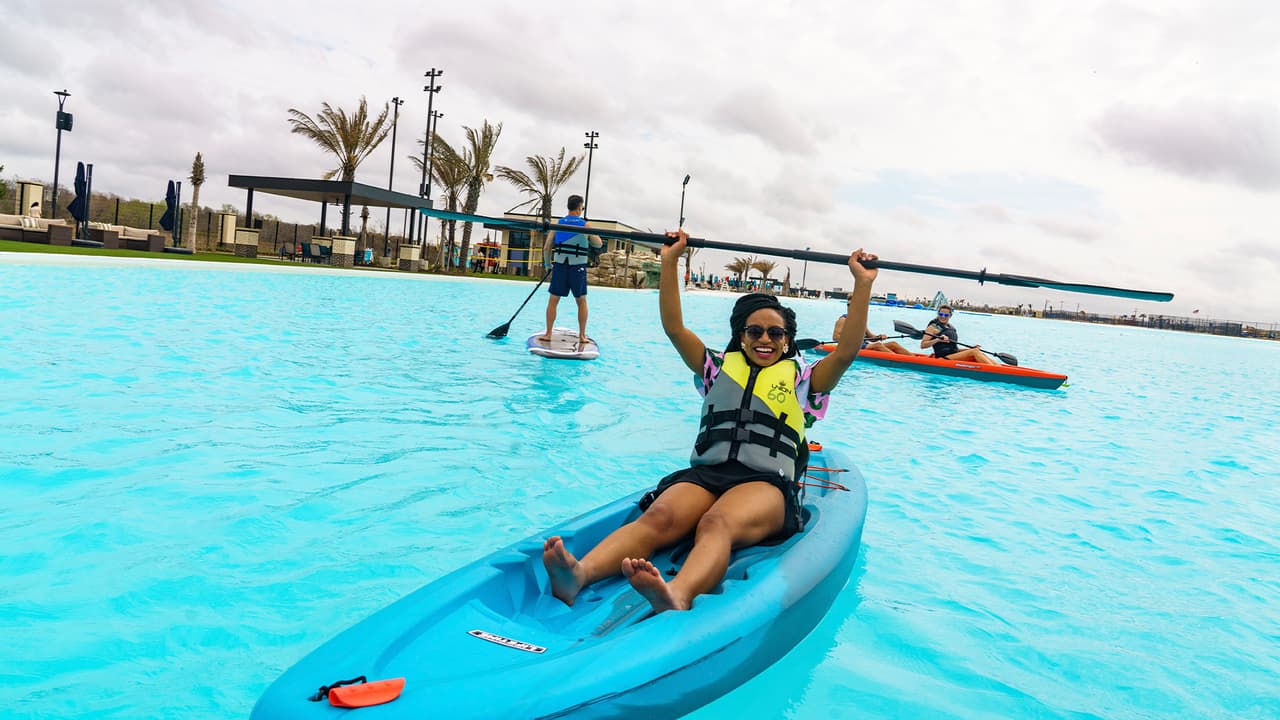 Este año, Lagoonfest dispone de más embarcaciones de kayaks para navegar entre las aguas cristalinas de la laguna.