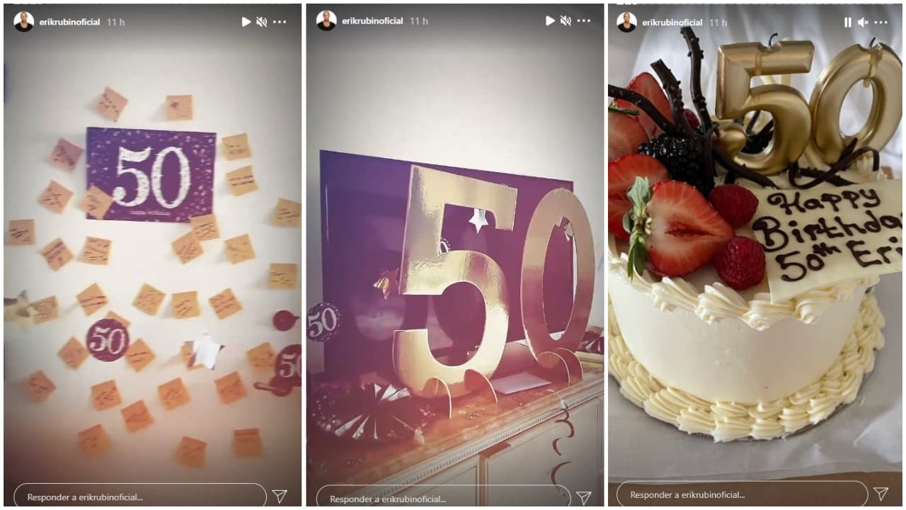 También compartió en sus 'stories' cómo adornaron la habitación y su pastel de cumpleaños.
<br>