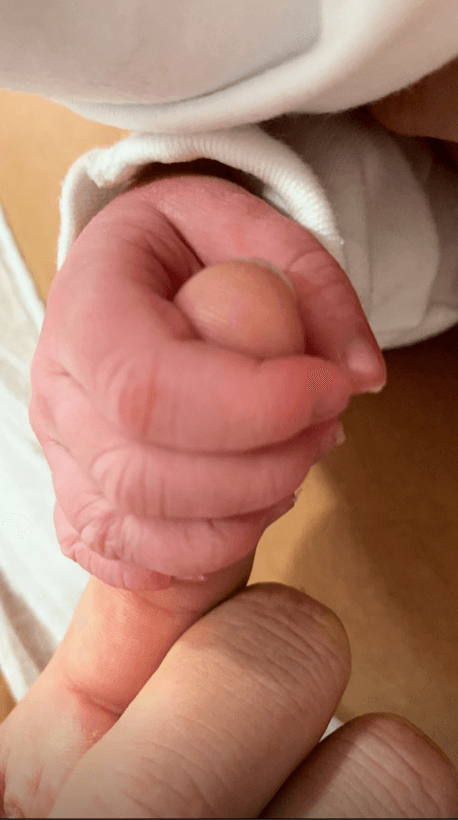 <b><a href="https://www.instagram.com/ch14_/" target="_blank">'Chicharito' compartió además esta foto con sus seguidores</a></b> en la que se observa al pequeño Noah apretando uno de los dedos de su famoso papá. El primer hijo del futbolista y la modelo australiana 
<b>nació a las 12:27 de la madrugada</b> de este domingo, 16 de junio de 2019, cuando en varios países se celebra el Día del Padre.