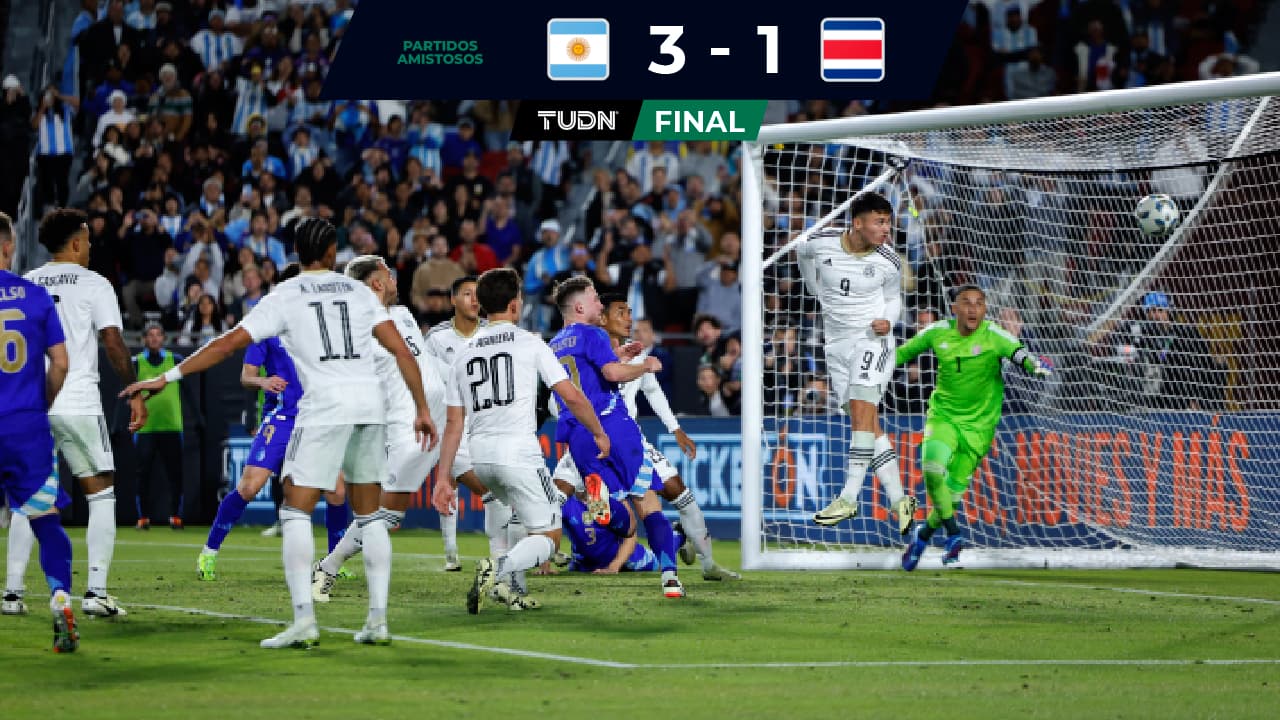 Argentina remonta a Costa Rica con golazo de Di María en Los Ángeles 