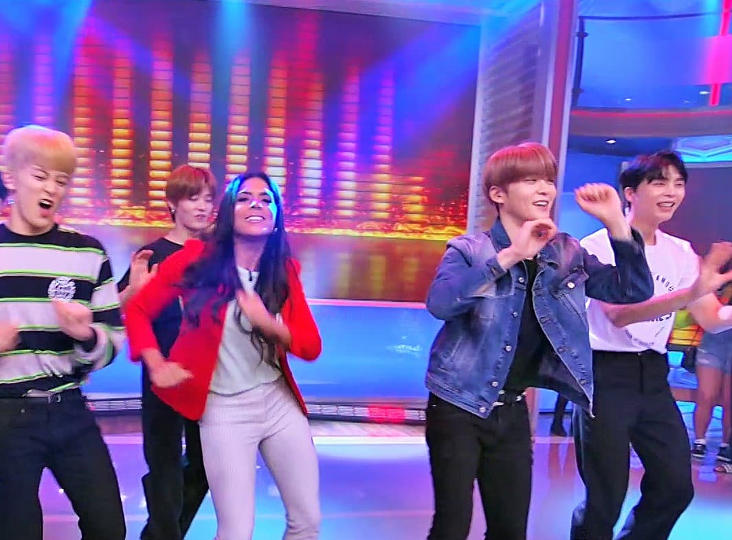 Francisca Lachapel le inyectó sabor dominicano y puso a bailar a todos en el set de Despierta América junto a los integrantes de NCT 127.
<br>