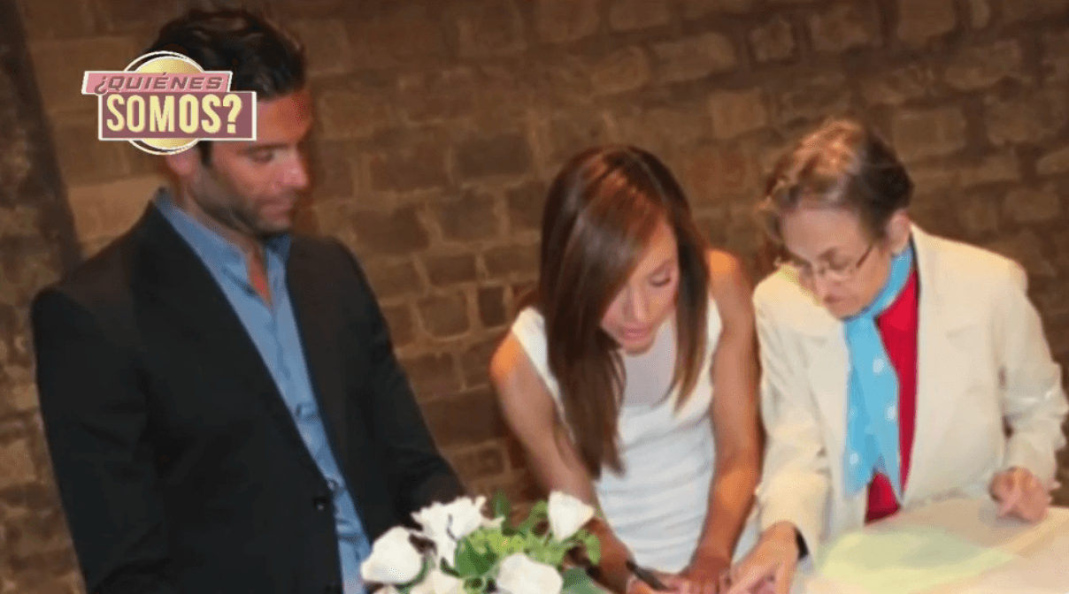 Dos días antes de la boda del 10 de agosto del 2013, que tantos suspiros nos arrancó a todos, Satcha y Aaron se casaron en secreto.