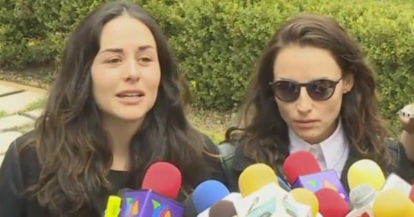 Sus hijas se vieron muy afectadas por la pérdida de su padre.