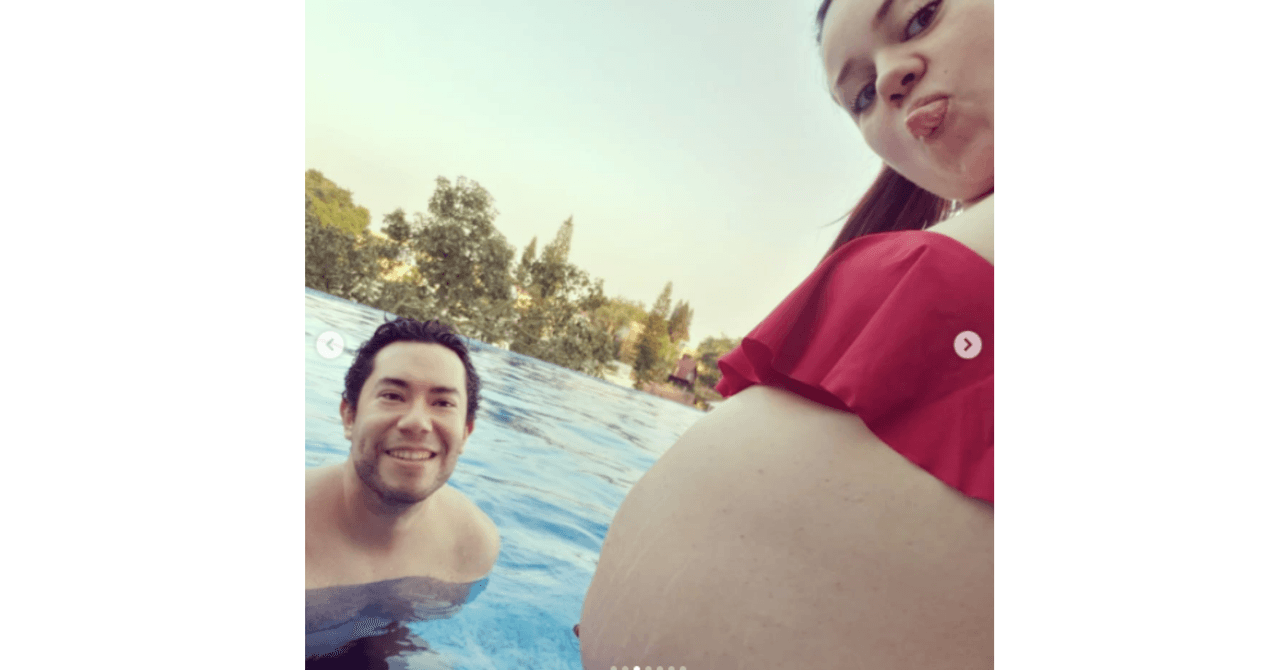 Andrea Lagunes posó con su pancita de embarazo