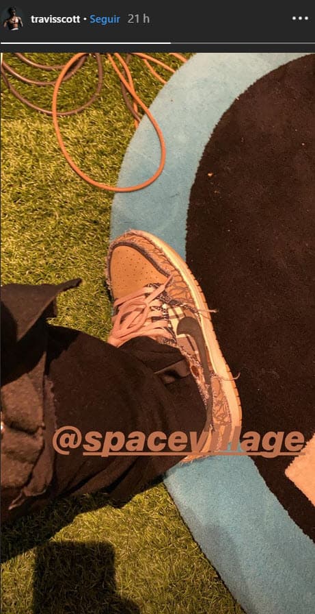 Incluso, 
<b>el mismo día Scott </b>publicó una fotografía del calzado en sus historias de Instagram.