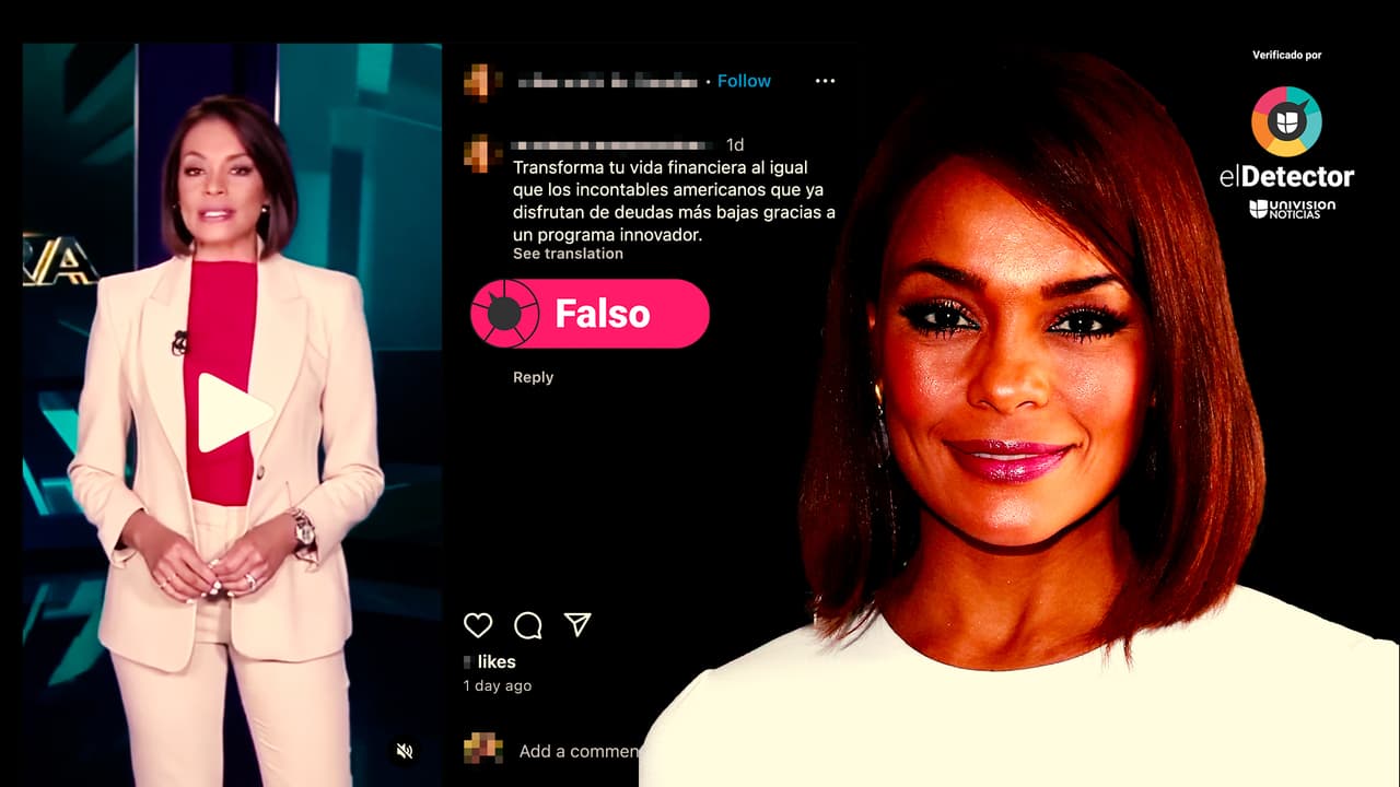 Ilia Calderón NO promociona planes de alivio de deuda de tarjetas de crédito: el audio está creado con  inteligencia artificial