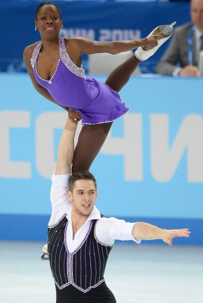 Los franceses Morgan Cipres y Vanessa James, pura adrenalina en los JJOO de Sochi.
