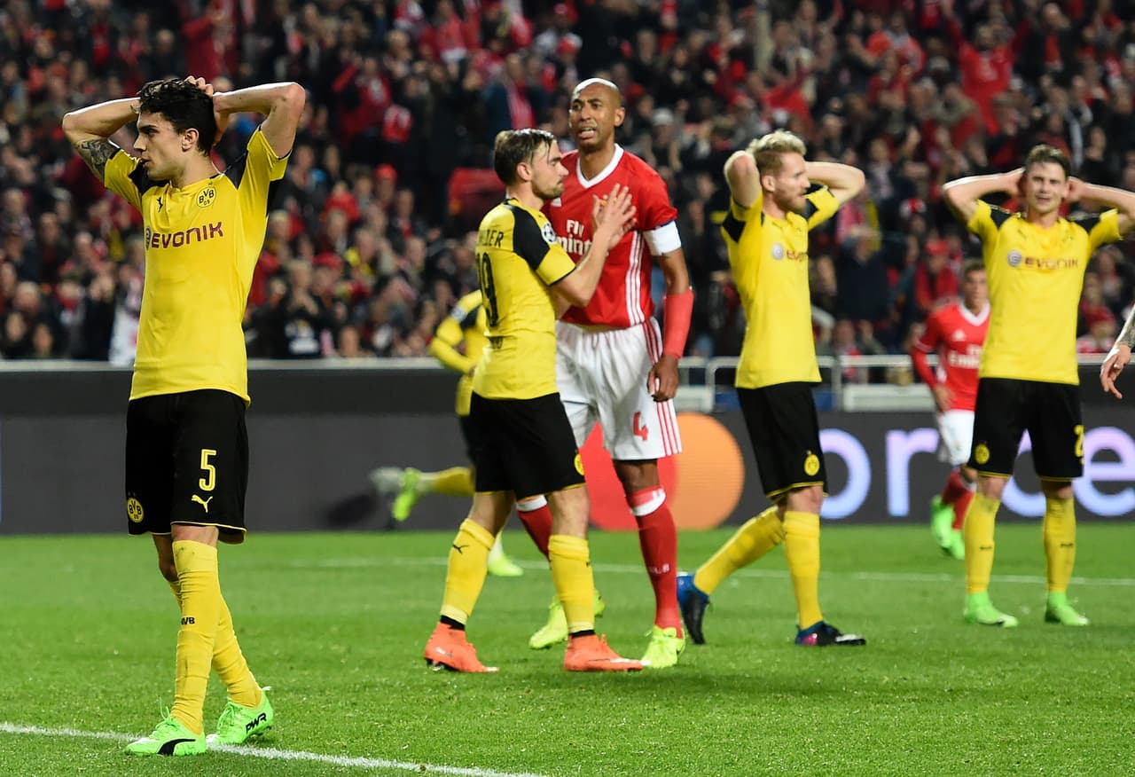 Benfica saca ventaja mínima de Lisboa ante el Borussia Dortmund 