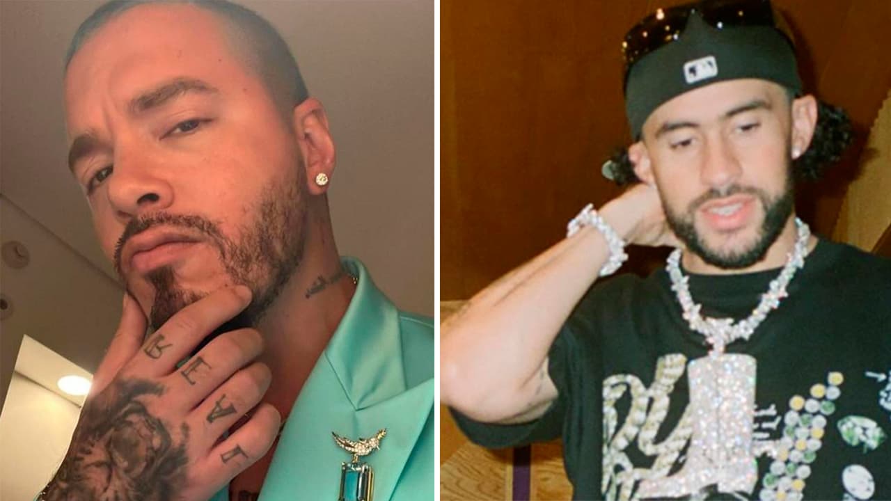 J Balvin reaccionó al 'dardo' que lanzó Bad Bunny sobre él en su nueva canción