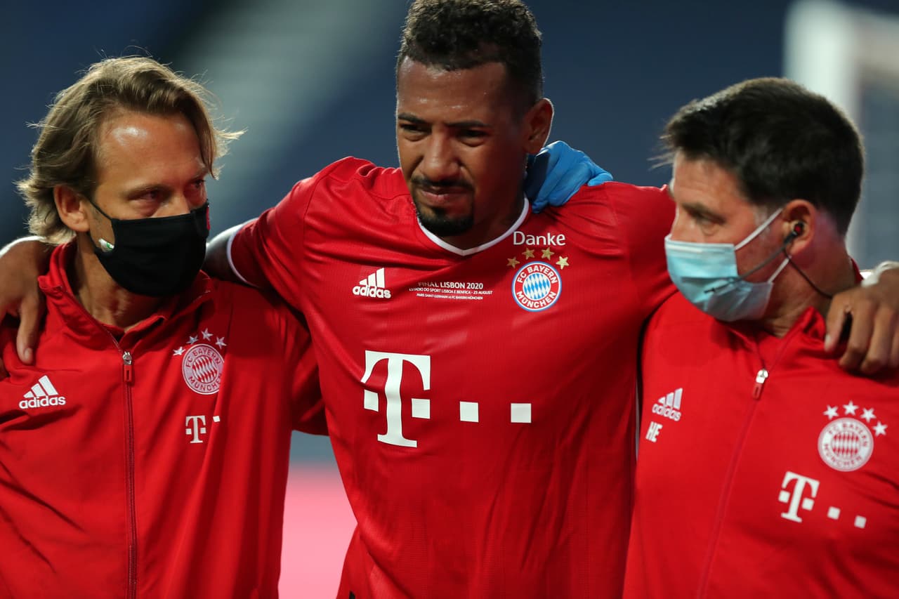 Jerome Boateng sufrió un desgarro muscular en el muslo derecho